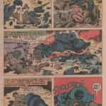 Kirby ou son alter ego, Sarge Clay des Losers, aux prises avec un tank (dans Our Fightning Forces 155)