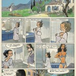 Première planche d'« Élodie pour la vie  » , récit de cinq planches scénarisé par Les Potaches (Falzar et Zidrou) et  publié  dans le n°2920 de Spirou, en 1994.