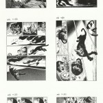 Les six pages de « Matu » réalisées pour le magazine Morning de l'éditeur japonais Kodansha.