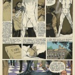 Les quatre planches de l'« Oncle Paul » sur Rodin, publiées dans le n°2301 de Spirou, daté du 20 mai1982.
