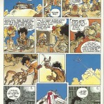 Quatrième planche de « J’ai dix ans », scénario de Makyo, dans l'album « Du Souchon dans l'air » aux éditions Delcourt, en 1988.