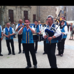 Le Bagad de Saint Brieg venu spécialement en hommage a J.C. Fournier