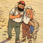 Mouchoir et bretelles ou petits citadins belgicards dans « Tintin ».