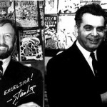 Jack Kirby en 1966 + Stan Lee en 1968.