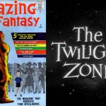Avant Amazing Fantasy, le journal se voulait plus adulte... +  Le logo de Twilight Zone.