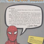 Une page de Kirby de Amazing Spider-Man n°1, annonçant le prochain courrier des lecteurs.