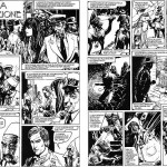 Extraits de la première bande dessinée de Paolo Eleuteri Serpieri, publiée dans le n°0 de Lanciostory du 14 avril 1975 : « L’Antica maledizione », en treize planches.