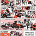 « Meudon : les essais » bande publicitaire de deux pages parue dans le n°363 de Pilote du 6 octobre 1966.