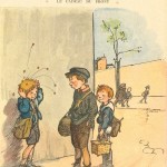 Une du journal satirique " Le rire " dans son édition " de guerre " (août 1916)