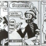 Le strip n°8 de la première aventure « Het Geheim van de vliegende schotels », dans son intégralité.