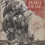 Couverture « De Zwarte eiland » (« L'Île noire ») par Renaat Demoen – 1948.