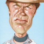 Clint Eastwood par Jean Mulatier.