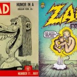 Mad n°11, avec une couverture de Wolverton + Zap Comix 0 de Crumb.