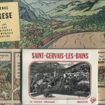 La première case  (supprimée dans l'album) montrait la fictive station de Vargèse, inspirée semble-t-il à Hergé par celle - bien réelle - de St-Gervais-les-Bains (Haute Savoie)