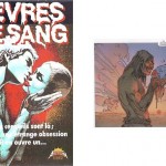 L’autre affiche de Caza pour « Lèvres de sang » + sa cannibalisation dans « Les Mondes d’Arkadi » tome 1.