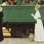 Little Orphan at the train, 1951