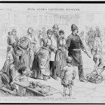 Illustration de la misère infantile (Frank Leslie's Illustrated Newspaper, 1885)