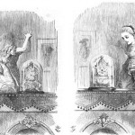 Illustration pour " Alice entering the Looking Glass " par John Tenniel (1871)