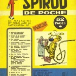 Couverture du rarissime et unique Spirou poche n° 1, paru en 1957, que l'on pouvait se procurer en échange de points Spirou.