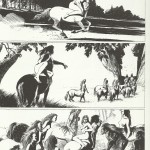 « Epoxy » de Paul Cuvelier vu par François Schuiten, dans le catalogue Cent pour cent bande dessinée édité par la CIBDI et Paris bibliothèques, en 2010.