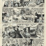 Une planche originale de « Colonel X ».