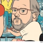 Kim Thompson par Daniel Clowes