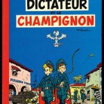 Couverture originelle (1956) ; en 1966 puis 1972, le chiffre 7 intégrera le surtitre, tandis que le logo "Dupuis" sera déplacé dans un cartouche blanc, sur la droite du visuel.