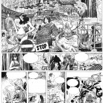 Une planche originale du « Singe » de Milo Manara et  Silverio Pisu.