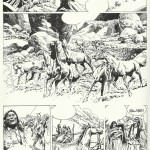 Planche d'essai pour L'Histoire du Far West en bandes dessinées, chez Larousse.