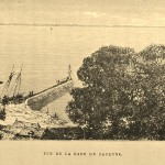 Rade de cayenne (gravure de Riou, 1867)