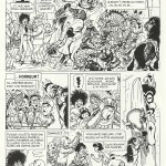 Planche 26 du « Scalp du shériff », la dernière de « Fripounet et Marisette » dessinée par René Bonnet et publiée dans Fripounet, en mars 1968.