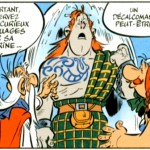 La décou-verte d'un grand glaçon... (extrait de la page 3 par Ferri/Conrad) - copyright rtbf et éditions Albert René