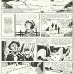 Le dernier épisode de « Sgt. Kirk » dessiné par Hugo Pratt, encré par Gisela Dester.