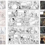 Crayonné, encrage et mise en couleurs pour la planche 10 de Zombies t.2