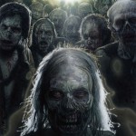 Poster hommage à la série Walking Dead par Drew Struzan