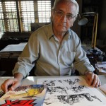José Ortiz dessinant Tex.