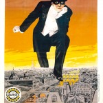 Affiche de " Fantômas - A l'ombre de la guillotine (L. Feuillade, mai 1913)