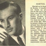 Présentation de Martial dans le n° 39 de Pistolin, en 1956.