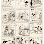 Planche originale de Jean-Claude Forest pour son « Charlot » dans Vaillant.