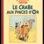 Hergé fut très insatisfait de la petite image du « Crabe » dont les couleurs furent indiquées par calque.
