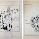 Pour la réalisation des dessins de couverture, Hergé a procédé par simple report des anciens dessins des petites images.