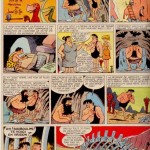 René Goscinny caricaturé par Jean Ache dans un épisode d'« Archibald » publié dans le n° 337 de Pilote, daté du 7 avril 1966.