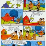 "Ovni soit qui mal y pense pour le Journal du Dimanche en 1976 et 1977 dans Tintin.