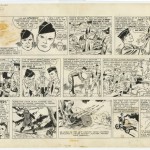 La page du dimanche de « Sky Masters » du 27/9/59 encrée par Ayers.