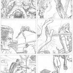 Planche d’essais de Daredevil n° 12.