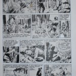 Une planche originale Raymond Poïvet pour « Colonel X ».