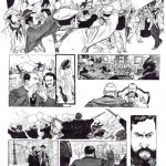 Encrage et extrait de la planche 32 (Glénat 2014)