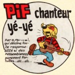 PIF 1238 - rond chanteur yé-yé