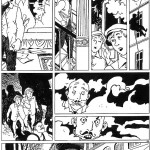 Extrait de "Le Nom du père" : planche 44 à l'encre de Chine par Moynot (1992)