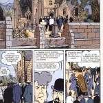 Première page du troisième tome (1994). Les couleurs sont refaites par Moynot dans l'actuelle intégrale Casterman 2014.